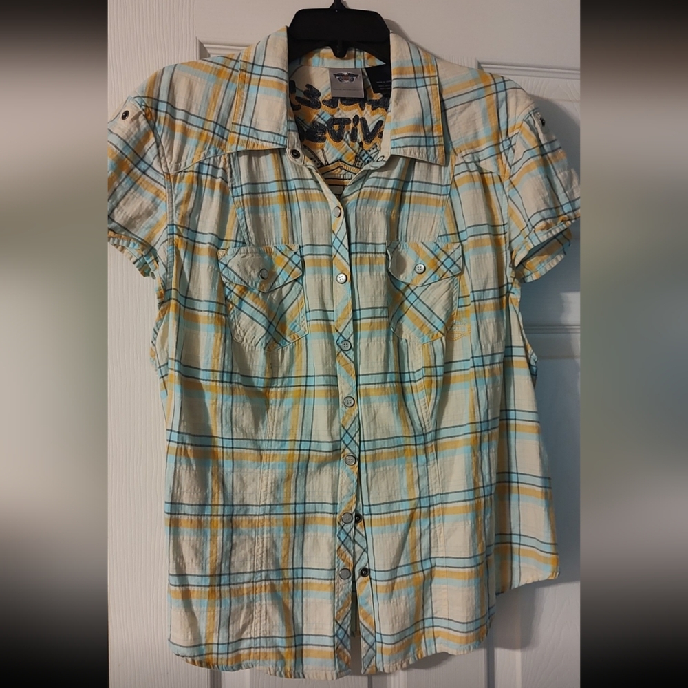 Harley Davidson Women's collared shirt